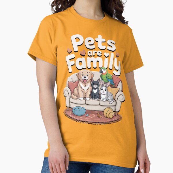 Item preview, Pets Are Family – Cute Animal Friends on Couch Design designed and sold by TEMERIA.