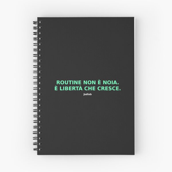 Item preview, Routine è libertà – Frase potente sulla disciplina designed and sold by JSDLab.