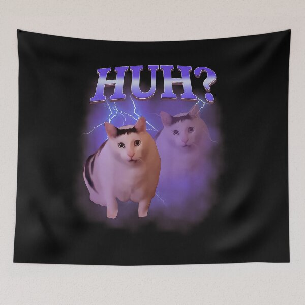Item preview, Huh Silly Cat Meme designed and sold by OneSharkx.