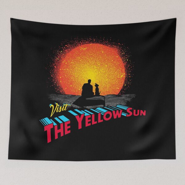 Item preview, Visit The Yellow Sun - Superhero Super Dog designed and sold by therocketman.
