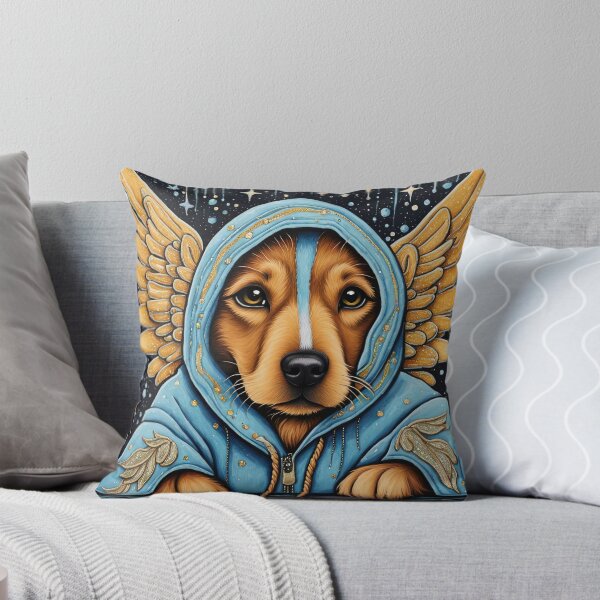 Item preview, Puppy as an Angel with wings in the rain designed and sold by Colin Bentham.