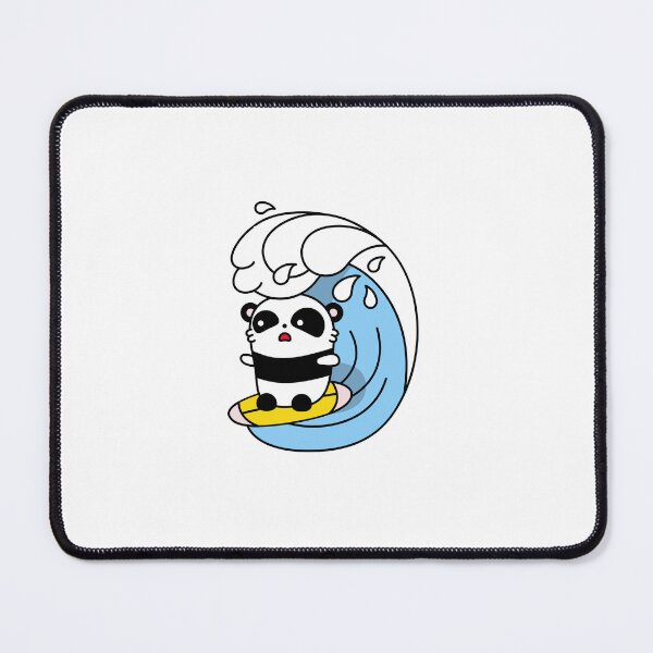 Item preview, Panda on a Wave! designed and sold by NOMADIC ART.