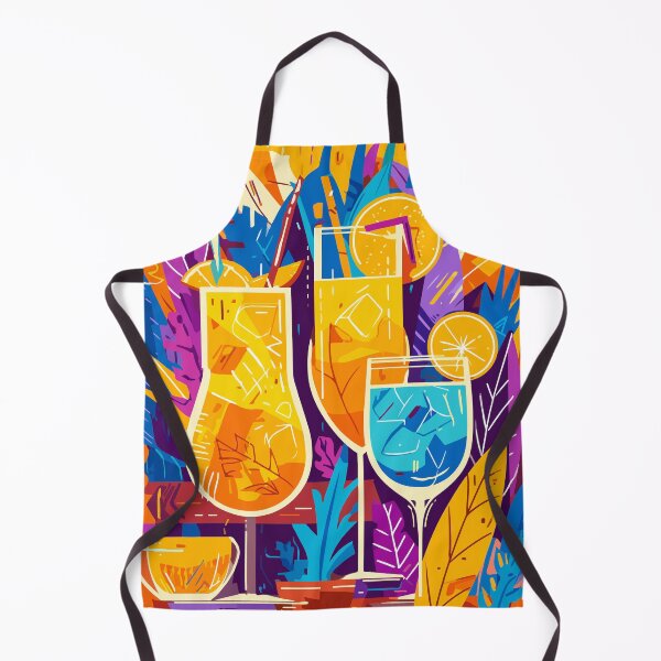 Item preview, Colorful Tropical Cocktails | Modern Summer Party Vector Art designed and sold by Moss and Moon Studio.