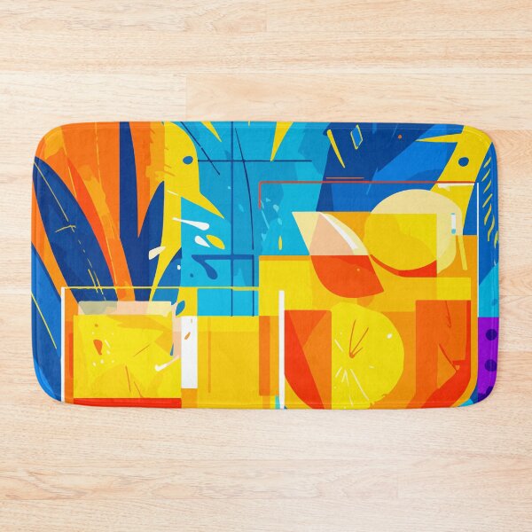Item preview, Colorful Tropical Cocktails | Modern Summer Party Vector Art designed and sold by Moss and Moon Studio.