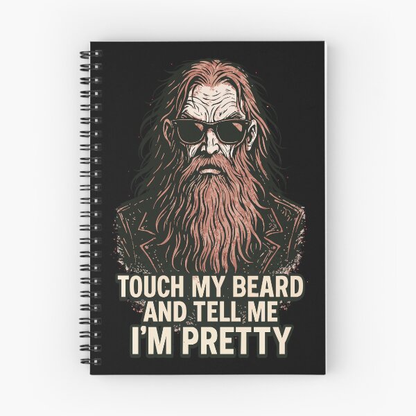 Item preview, Touch My Beard And Tell Me Im Pretty designed and sold by TomFrontierArt.