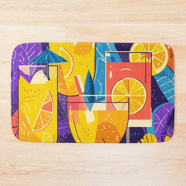Item preview, Colorful Tropical Cocktails | Modern Summer Party Vector Art designed and sold by Moss and Moon Studio.