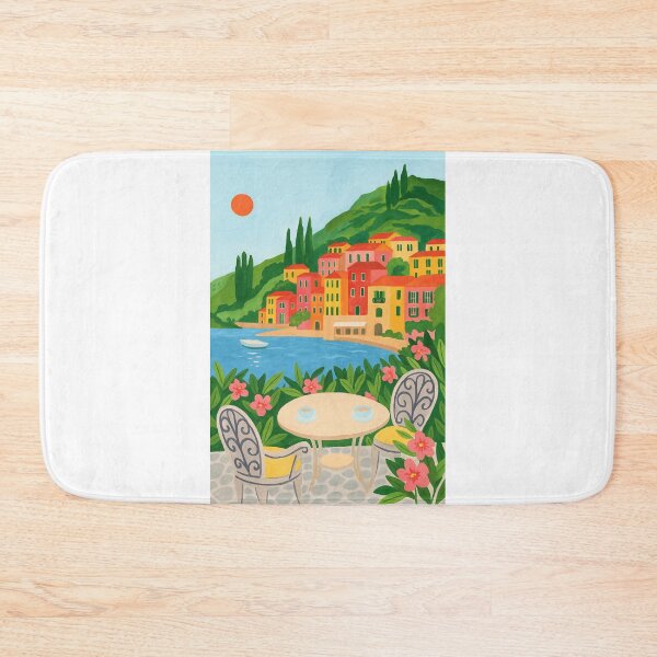 Item preview, Cute Watercolor Italy Lake Como  designed and sold by ArtQueen777.