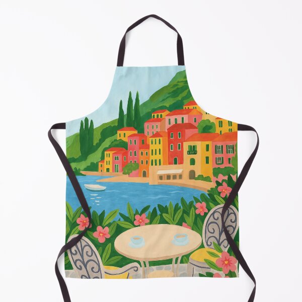 Item preview, Cute Watercolor Italy Lake Como  designed and sold by ArtQueen777.
