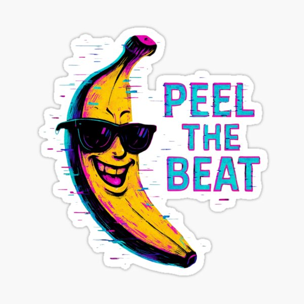 Item preview, Techno Banana – “Peel the Beat” designed and sold by Closeddog.