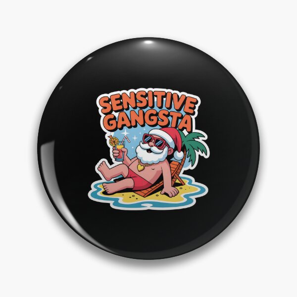 Item preview, Sensitive Gangsta - Funny Beach Santa designed and sold by GRABAPSHOP.