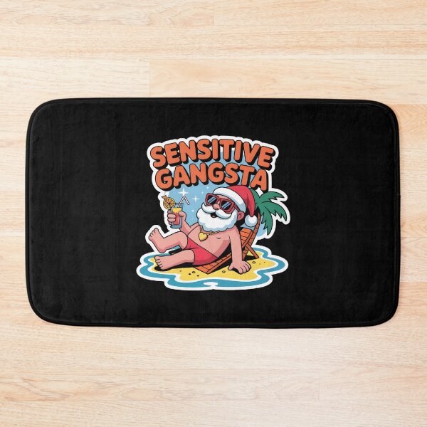 Item preview, Sensitive Gangsta - Funny Beach Santa designed and sold by GRABAPSHOP.