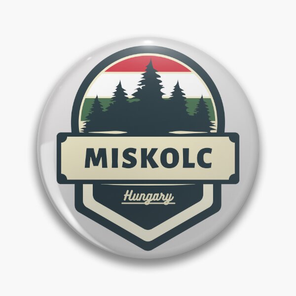 Item preview, Miskolc Hungary Retro Vintage Badge designed and sold by World Designs.