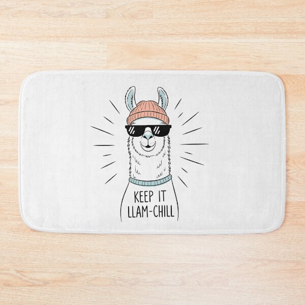 Item preview, Keep It Llam-Chill Llama with Beanie and Sunglasses designed and sold by Owcomm.