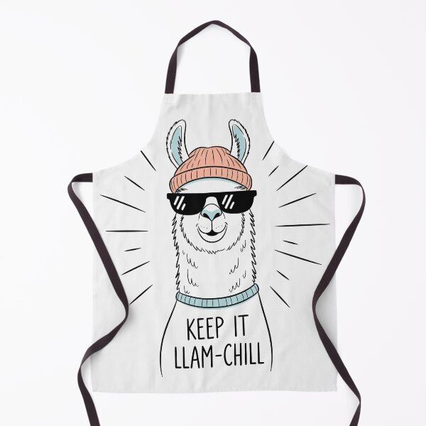 Item preview, Keep It Llam-Chill Llama with Beanie and Sunglasses designed and sold by Owcomm.