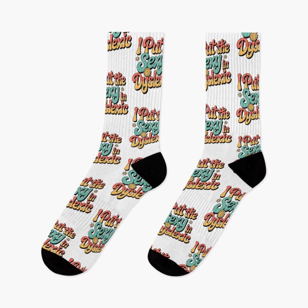 Item preview, I Put Dyslexic Funny Retro Design Disability Mental Health Dyslexia Awareness designed and sold by w1ckerman.