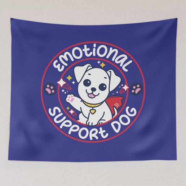 Item preview, Emotional Support Dog - Super Dog Hero designed and sold by therocketman.
