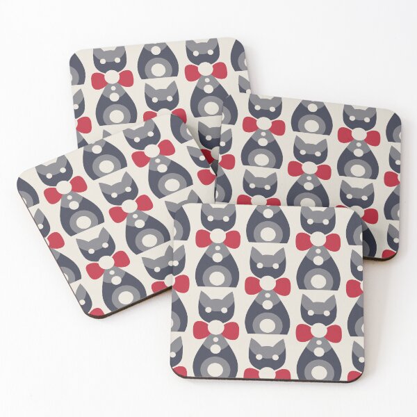 Item preview, Retro cats pattern / 3477A designed and sold by RouCouCou.