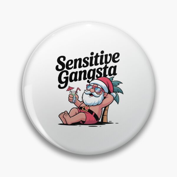Item preview, Sensitive Gangsta - Funny Beach Santa designed and sold by GRABAPSHOP.