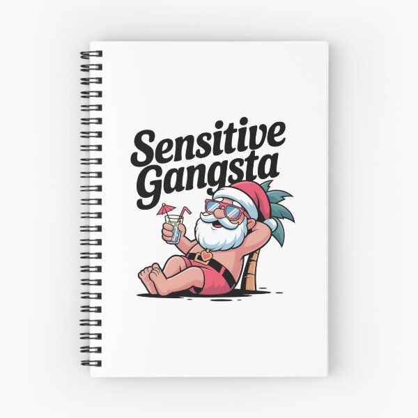 Item preview, Sensitive Gangsta - Funny Beach Santa designed and sold by GRABAPSHOP.