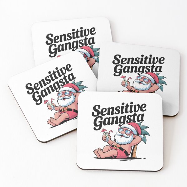 Item preview, Sensitive Gangsta - Funny Beach Santa designed and sold by GRABAPSHOP.