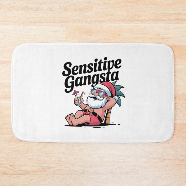 Item preview, Sensitive Gangsta - Funny Beach Santa designed and sold by GRABAPSHOP.