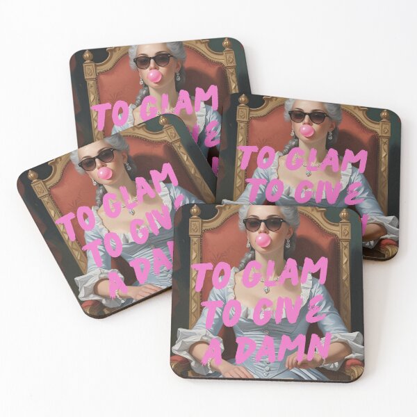 Item preview, Too Glam to Give a Damn – Vintage Royalty Pop Art with Attitude designed and sold by MurellosArt.