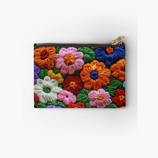 Item preview, Colorful Embroidered Floral designed and sold by Jonaree Art Design.