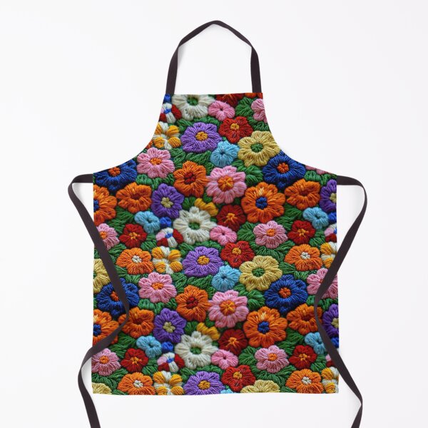 Item preview, Colorful Embroidered Floral designed and sold by Jonaree Art Design.