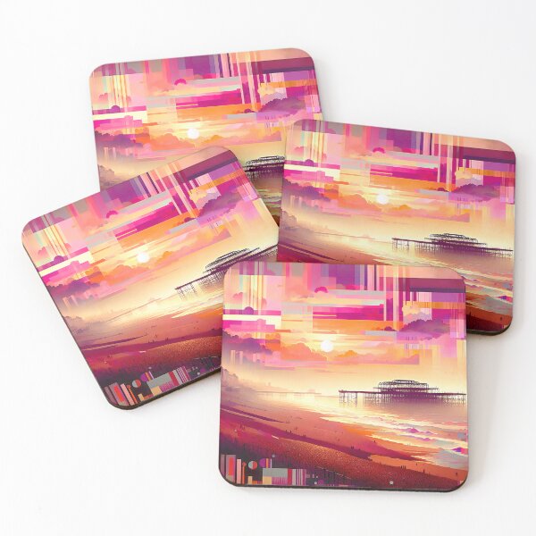 Item preview, Brighton Rising | Where the Light Breaks Over the Sea  designed and sold by Stoneflower-Art.