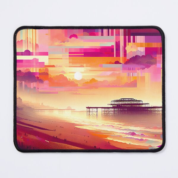 Item preview, Brighton Rising | Where the Light Breaks Over the Sea designed and sold by Stoneflower-Art.