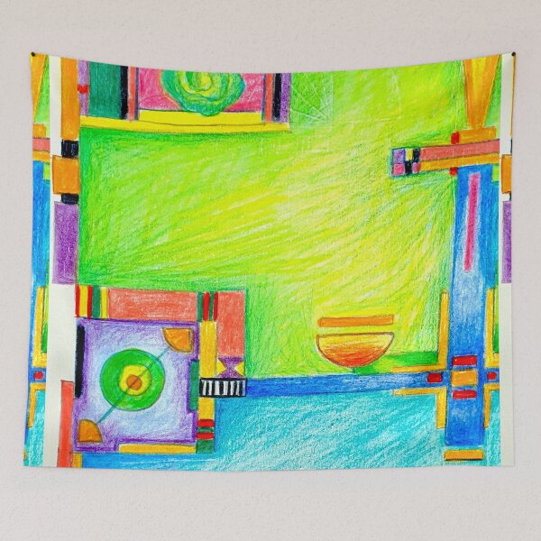 Item preview, Fragment III of "Searching". Abstract designed and sold by Tereza Pilar  Art.