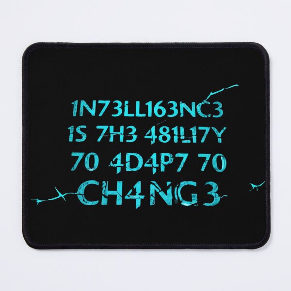 Item preview, Intelligence is the ability to adapt to change designed and sold by FaithGear7.