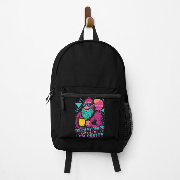 Item preview, Touch My Beard Retro Vaporwave Funny designed and sold by TomFrontierArt.