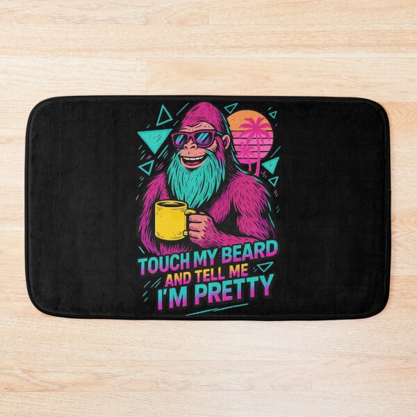 Item preview, Touch My Beard Retro Vaporwave Funny designed and sold by TomFrontierArt.