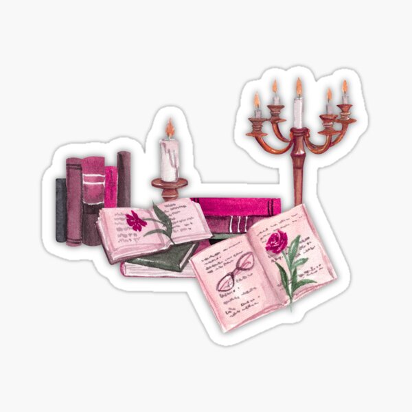 Item preview, dark academic sticker designed and sold by StickerParlour.