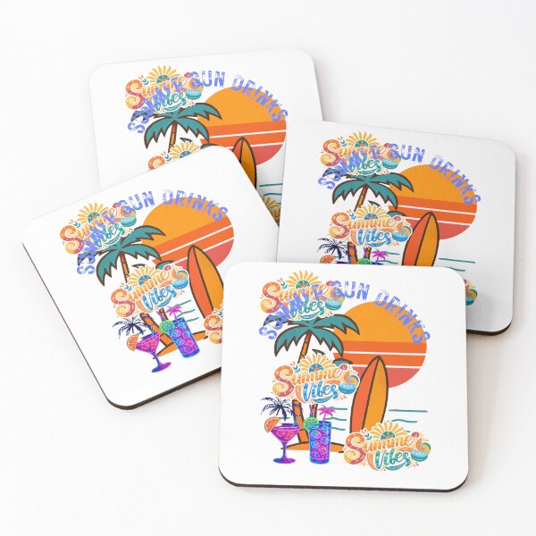 Item preview, Summer Sun Drinks – Neon Tropical Vibes designed and sold by Azazel77.