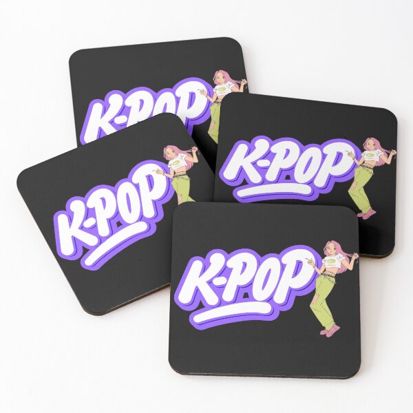 Item preview, Big sign K-pop and a girl anime designed and sold by DżodżoJoy.