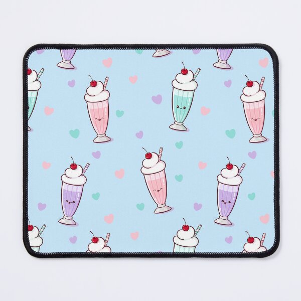 Item preview, Retro Kawaii Milkshake Pattern – Cute 60’s Diner Vibes designed and sold by Magsu.art.