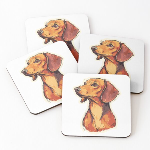 Item preview, Curious Dachshund Dog designed and sold by bapupa.