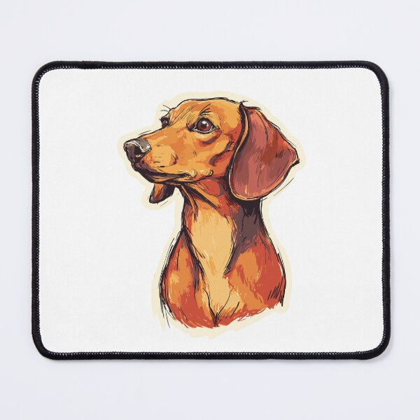 Item preview, Curious Dachshund Dog designed and sold by bapupa.