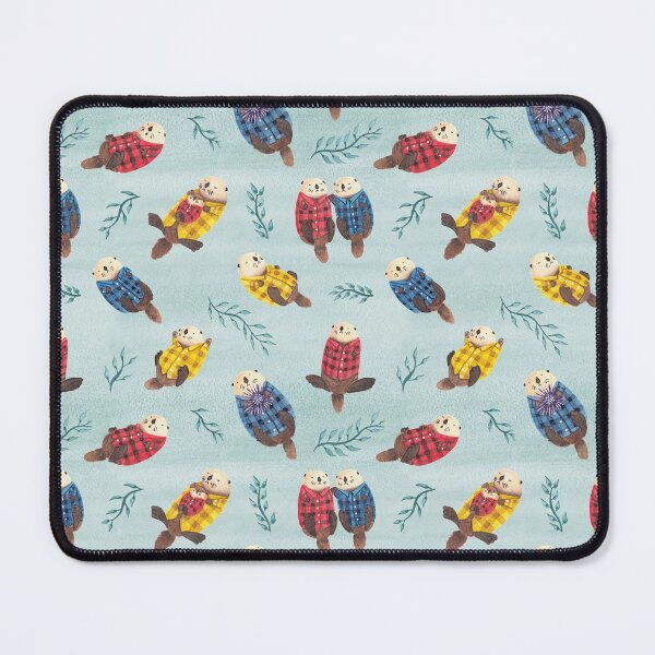 Item preview, Sea Otters Wearing Plaid designed and sold by emseeitch.