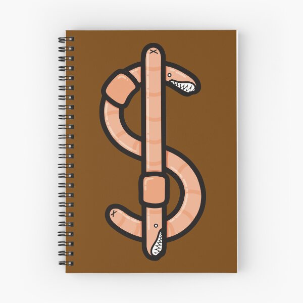 Item preview, Weird creepy worms with teeth forming a Dollar symbol designed and sold by spoop-n-save.