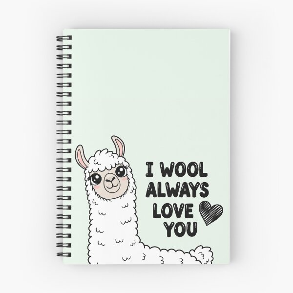 Item preview, I Wool Always Love You Cute Llama designed and sold by Owcomm.
