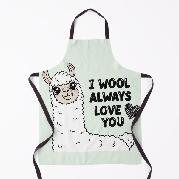 Item preview, I Wool Always Love You Cute Llama designed and sold by Owcomm.