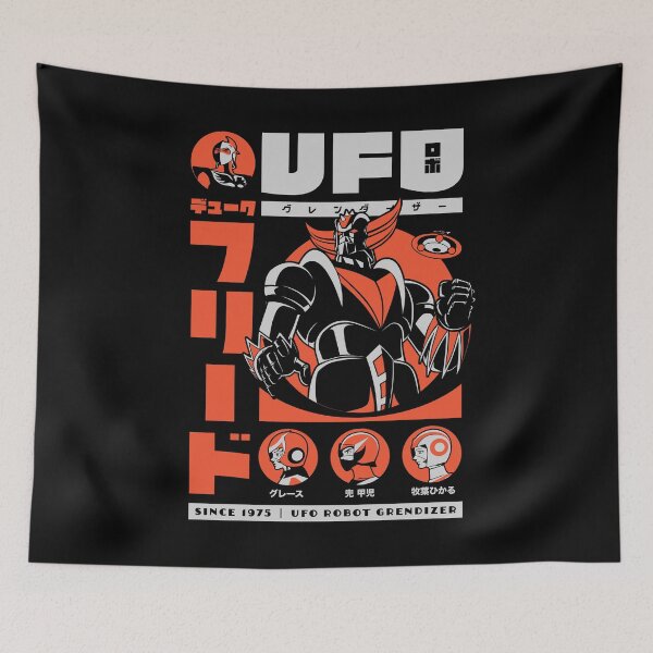 Item preview, 326 Retro Grendizer Dark designed and sold by Yexart.
