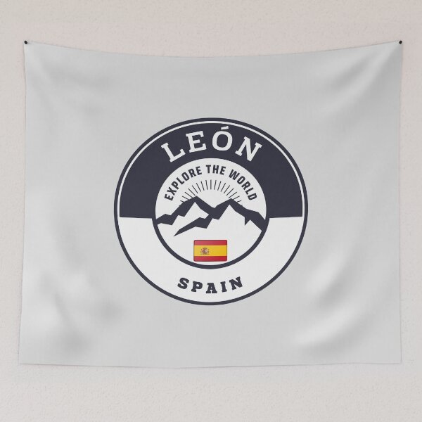 Item preview, León Spain Black and White Crest designed and sold by World Designs.