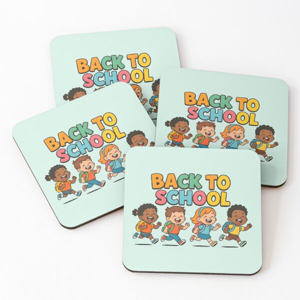 Item preview, Back to School Fun – Happy Kids Running with Backpacks designed and sold by Rantrix.
