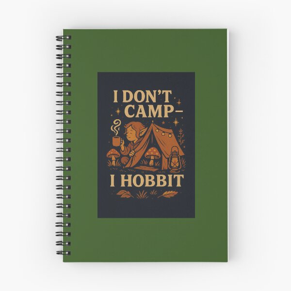 Item preview, I don´t camp; I Hobbit designed and sold by embla86.