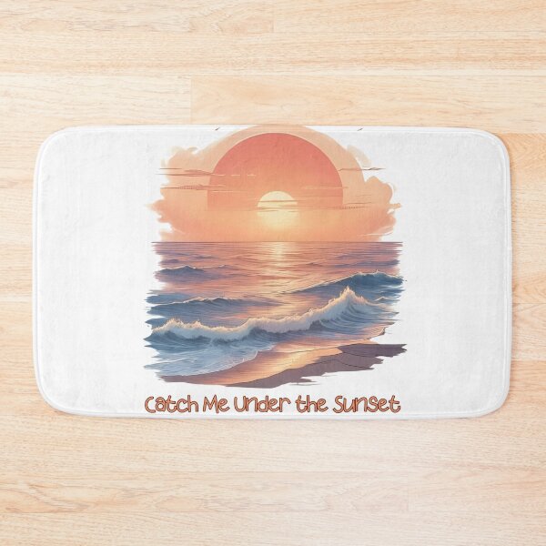 Item preview, Sunset Vibes Ocean Art – Catch Me Under the Sunset designed and sold by Pixel--Threads.
