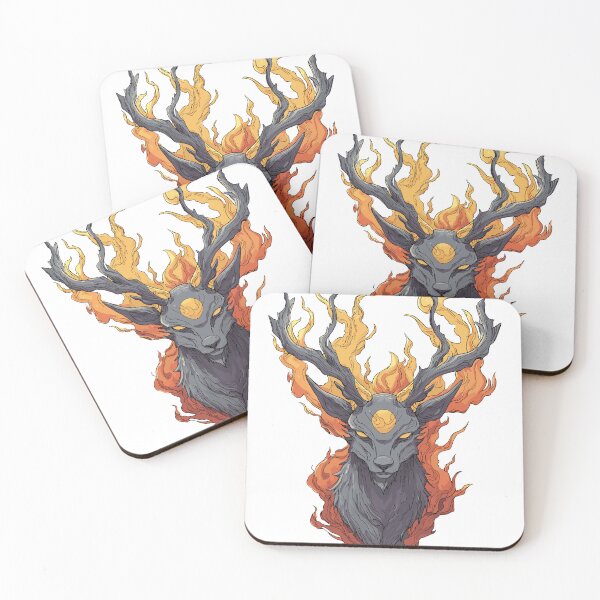 Item preview, Graceful Japanese Deer Art designed and sold by bapupa.
